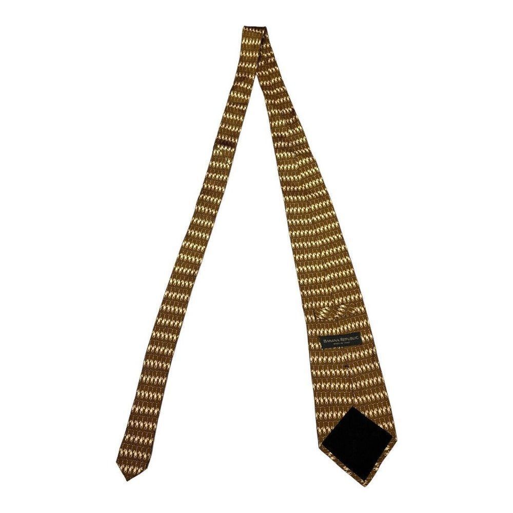 Rare Animal Print Banana Republic Men's Tie Ostrich‎ Silk Novelty Zoo Museum Fun - Picture 3 of 7